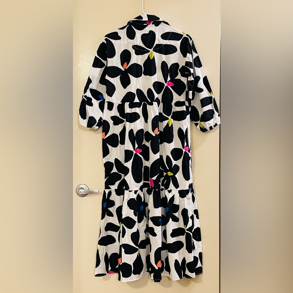 MAEVE by ANTHROPOLOGIE The Bettina Tiered Shirt Dress - Picture 6 of 9